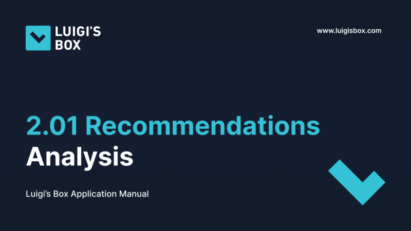 2.01 Recommender – Analysis