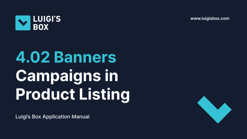 4.02 Banners – Campaigns in Product Listing