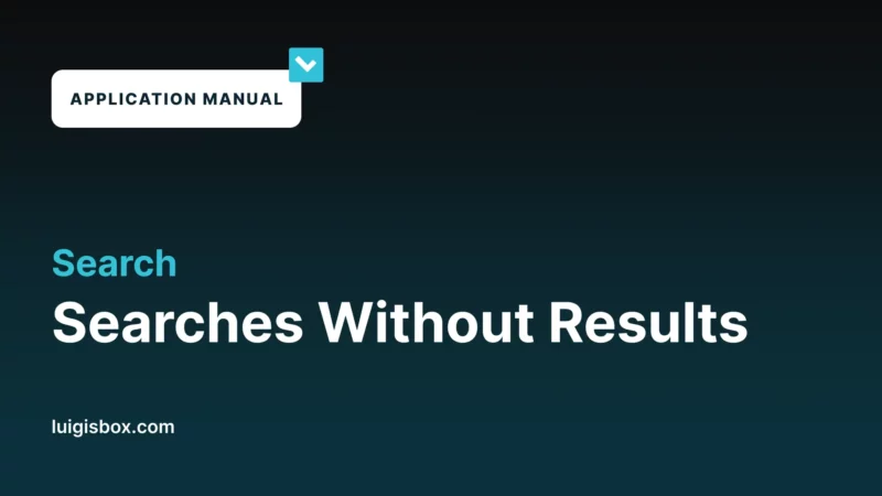 1.03 Search – Searches without results