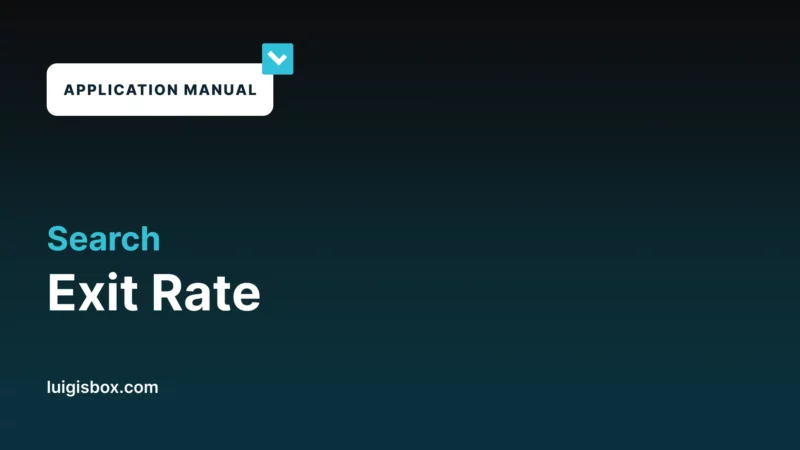 1.06 Search – Exit rate