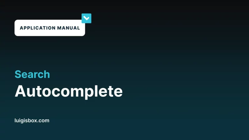 1.09 Search – Autocomplete