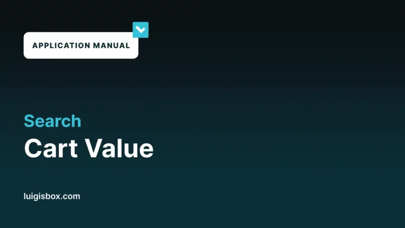 1.10 Search – Cart value