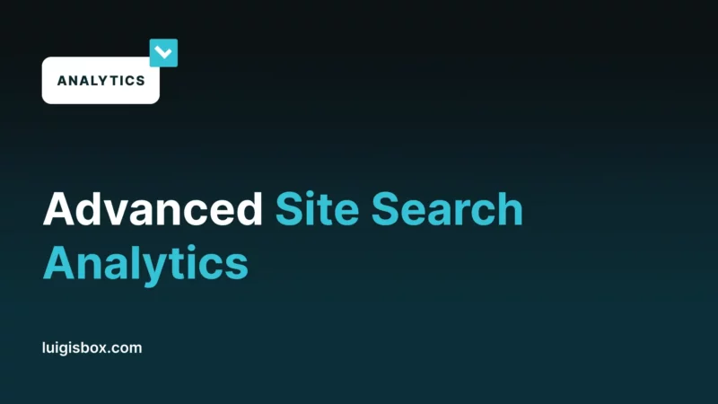 Advanced Site Search Analytics