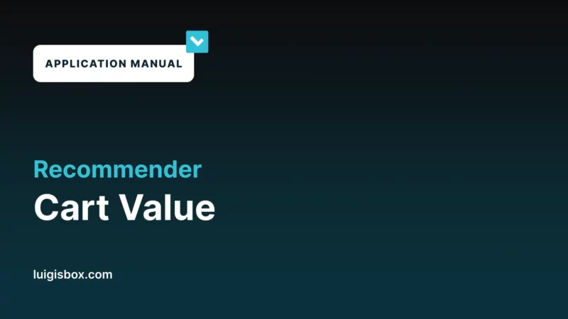 2.02 Recommendations – Cart value