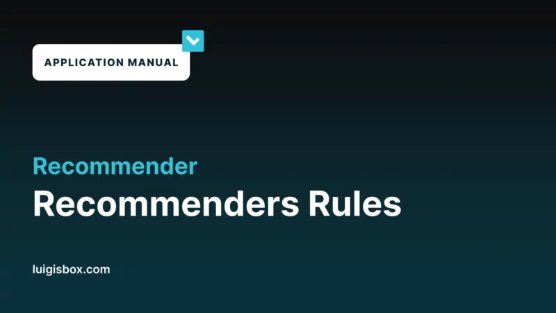 2.04 Recommendations – Recommenders rules