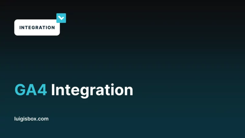 GA4 Integration with Luigi’s Box